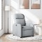 Fotoliu rabatabil, gri deschis, material textil