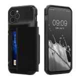 Husa Kwmobile pentru Apple iPhone 12/iPhone 12 Pro, Negru, Plastic, KWM000022PT001C, Silicon, Carcasa