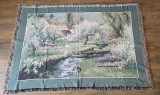 DECORAȚIUNE VINTAGE TIP TAPISERIE DIN BUMBAC, GOODWIN WEAVERS