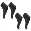 Set 4 opritoare ochelari Kwmobile, silicon, anti-alunecare, negre - terminale confortabile