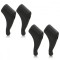 Set 4 Terminale anti-alunecare pentru ochelari, Kwmobile, Negru, Silicon, 45481.01