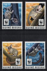 GUINEEA-BISSAU 2015 - Fauna, Galagos /serie completa MNH