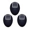Set trei masti pentru carnaval, Squid Game, Patrat, Negru