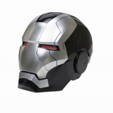 Cumpara ieftin Masca motorizata Iron Man MK5 1:1 cu comanda vocala, deschidere one touch, mod lupta, Neagra