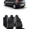 Set huse scaune dedicate Dacia Sandero II (2013-2020) Negru-Gri ViSION