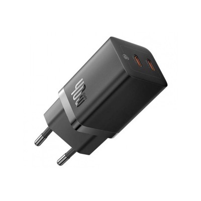 Incarcator GaN priza tip C Fast Charge Baseus, 40W, CCGP180101 foto