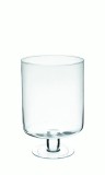 Vaza flori sticla transparenta 19 x 29 cm