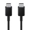 Cablu de Date Type-C la Type-C Fast Charging 3A, 1.8m - Samsung (EP-DX310JBE) - Black (Bulk Packing)