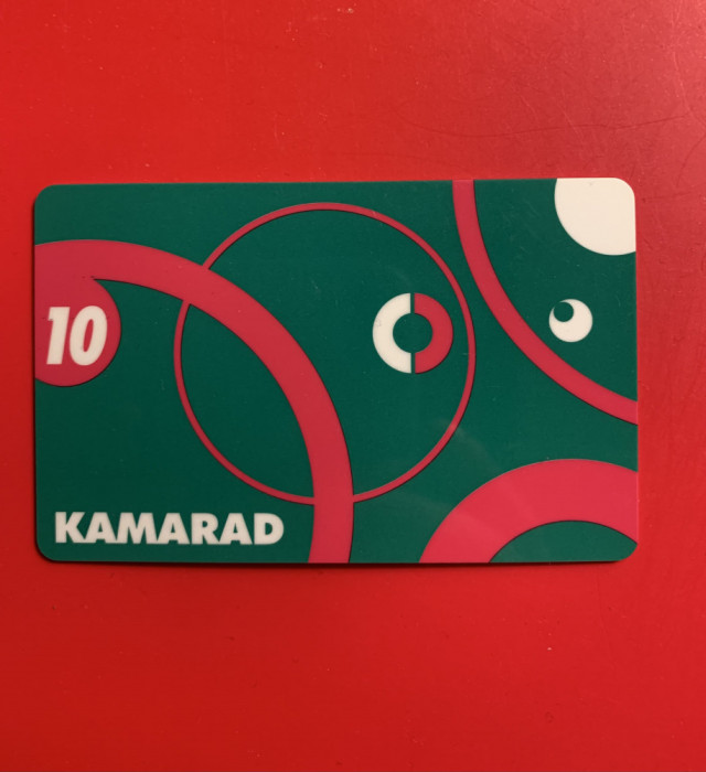 Cartela telefonică de colecție Kamarad