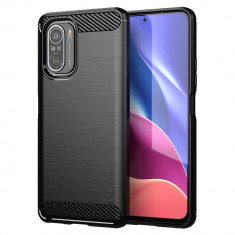 Husa Carbon Case Flexible Xiaomi Poco F3 foto