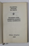 FILOSOFIA INDIANA IN TEXTE de BHAGAVAD - GITA, SAMKHYA - KARIKA, TARKA - SAMGRAHA 1971