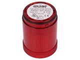 Semnalizator Luminos Roșu AUER SIGNAL 230V AC/DC Lumină Continuă Coloană Semnalizare