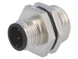 Conector M12 tată 4 pini IP68