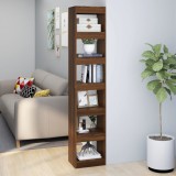 VidaXL Bibliotecă/Separator cameră, stejar maro, 40x30x198 cm