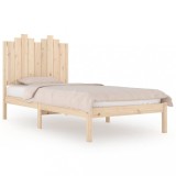 Cumpara ieftin Cadru de pat, 100x200 cm, lemn masiv de pin
