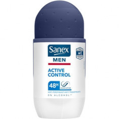 Deodorant roll-on pentru barbati, Sanex, Active control, 50 ml