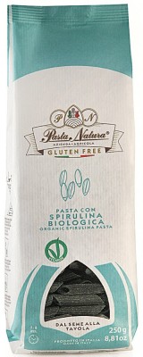 Paste din orez cu spirulina bio fara gluten, 250g Pasta Natura foto