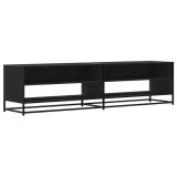 Cumpara ieftin Comoda TV, negru, 180,5x40x46 cm, lemn prelucrat