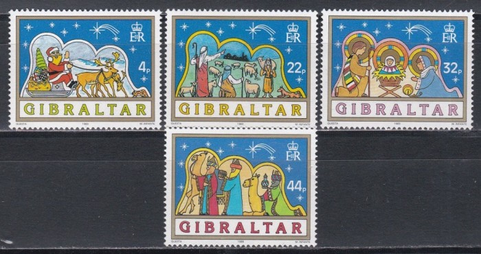 Gibraltar 1989 - Crăciun, MNH