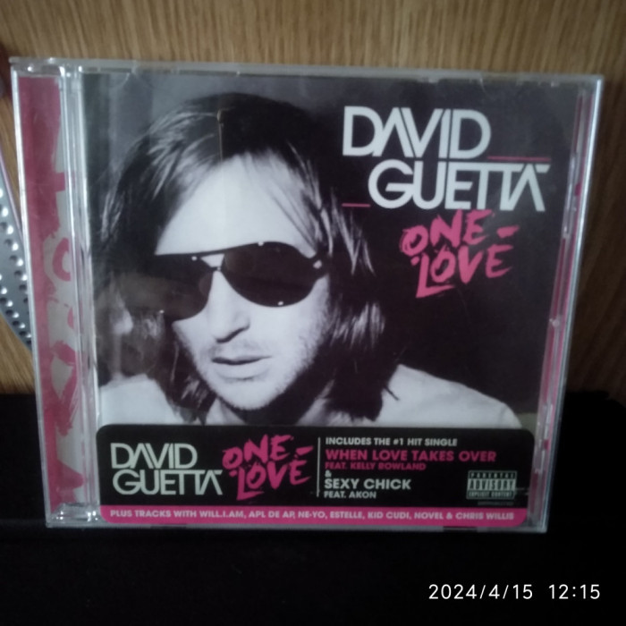 -Y- CD ORIGINAL DAVID GUETTA - ONE LOVE ( STARE NM )