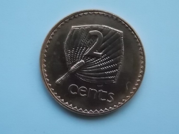 2 CENTS 1992 FIJI