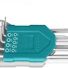 Set 9 chei imbus hexagonale: 1.5-10mm, Cr-V, brat lung (INDUSTRIAL) - MTO-THT106191