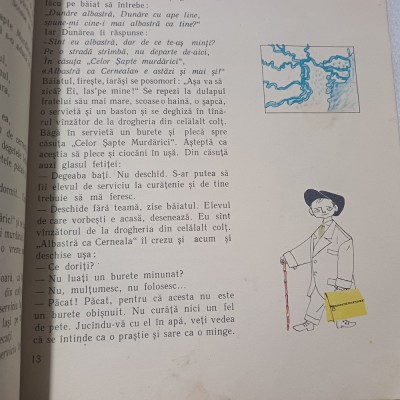 FAT-FRUMOS C&amp;Acirc;ND ERA MIC.OCTAV PANCU-IASI.DESENE DE IURIE DARIE-1963 R1. foto