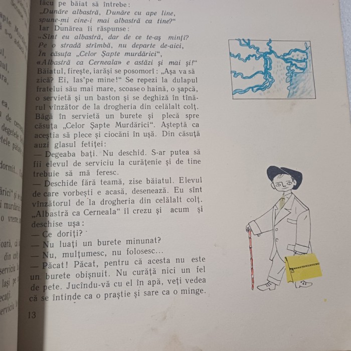 FAT-FRUMOS C&Acirc;ND ERA MIC.OCTAV PANCU-IASI.DESENE DE IURIE DARIE-1963 R1.