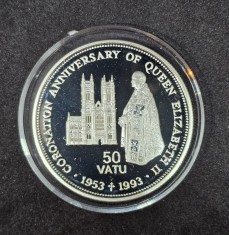 Monedă Proof Argint foto