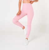 S424-5 Colanti sport cu talie inalta din material elastic reiat