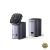 Incarcator Retea Wireless UGREEN X555 4in1 65W 3A 1 x USB-A - 2 x USB-C Gri
