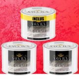 Vopsea Decorativă Perla Luxury Rosu Intens | Pachet 1,5L (2&times;0,5L + 0,5L) cu fulgi perlați-Toro Decor, YaYa Color