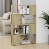 VidaXL Bibliotecă/Separator cameră stejar sonoma 80x24x124,5 cm PAL
