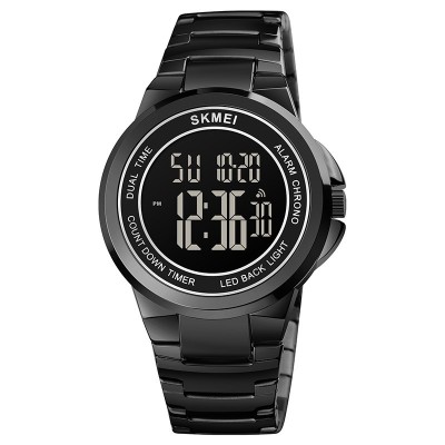 Ceas barbatesc Skmei Alarma Cronograf Negru Fashion Cronometru Digital foto