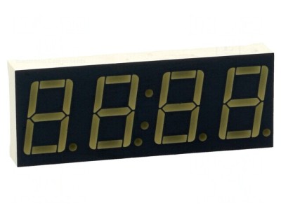 Afișaj LED 7 Segmente 14mm 4 Digits Roșu foto