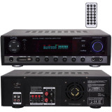 Amplificator polivalent, FM, Bluetooth, USB, AUX, card SD, 2 x 50 W, General