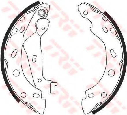 Set saboti frana SMART FORTWO Cabrio (451) (2007 - 2016) TRW GS8685