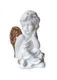 Cumpara ieftin Statueta decorativa, Inger, Alb, 21 cm, FM04920