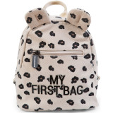 Childhome My First Bag Canvas Leopard rucsac pentru copii 20x8x24 cm