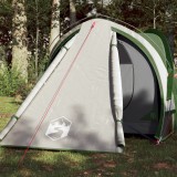 vidaXL Cort de camping 2 persoane, verde, 320x140x120 cm, tafta 185T