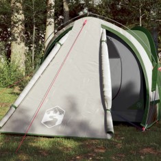 vidaXL Cort de camping 2 persoane, verde, 320x140x120 cm, tafta 185T