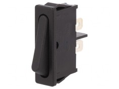 Comutator Balansier OFF-ON 6A/250V Negru IP40