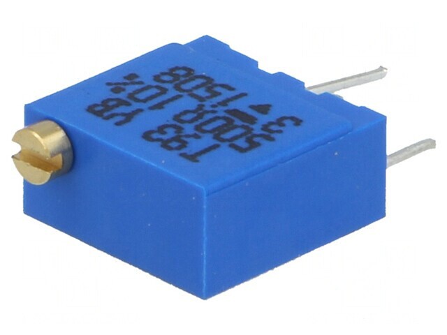 Potentiometru Multiturn 500&Omega; 500mW THT &plusmn;10%
