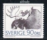 SUEDIA 1967, Fauna, neuzat, MNH