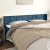 VidaXL Tăblie pat cu aripioare albastru &icirc;nchis 163x16x78/88 cm catifea 3118826