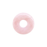 Pandantiv piatra Pi Quartz Roz - Cercul Vietii, talisman pentru Iubire 3 cm