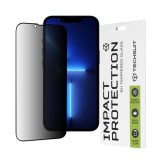 Folie pentru iPhone 13 Pro Max / 14 Plus - Techsuit 111D Privacy Full&nbsp;Glue - Black