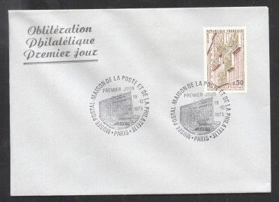 France 1973 UPU Postal museum FDC K.442 foto