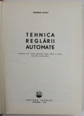 TEHNICA REGLARII AUTOMATE de WINFRIED OPPELT , 1965 foto