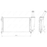 Radiator racire motor Nrf 58171